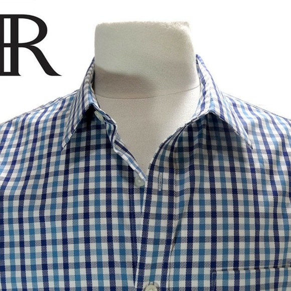 Banana Republic Non Iron Slim Fit Spread Collar L - Picture 1 of 8